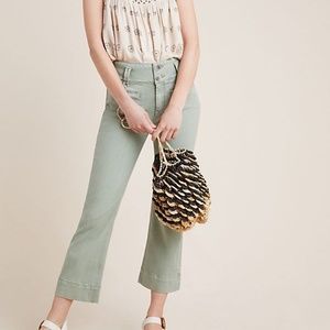 Pilcro High-Rise Cropped Flare Jeans